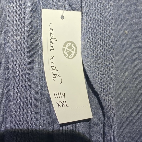 A1925 - D2 - Eden Ruth - Size XXL Woman Top ~ Cardigan, Cardigan Sweater, Gray - Picture 3 of 10